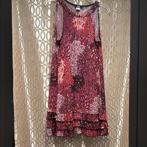 MSK sequined Sleeveless Sundress with ruffled bottom